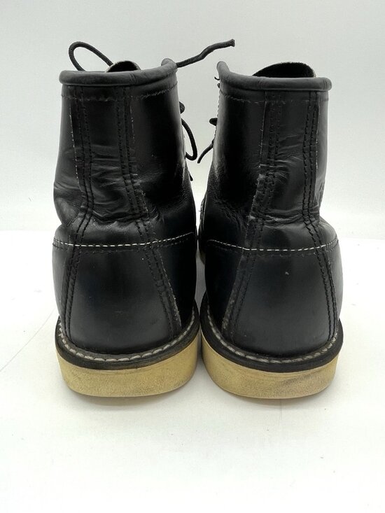 Red Wing Boots 8130 Classic Moc Leather Black Made in USA  Men Size 8E main image 10
